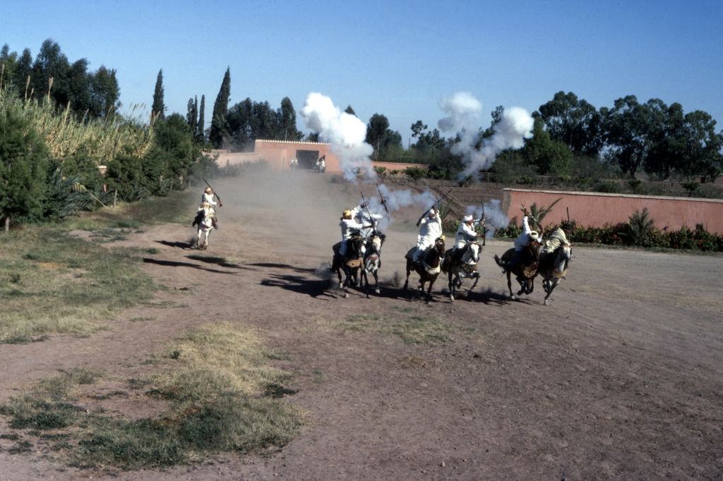 #22 Berber Fantasia in Marrakech, 1980.