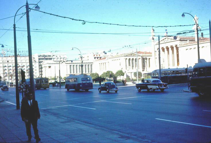 #40 Panapistimiou street and the University of Athens.