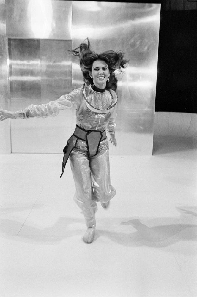 #20 Caroline Munro in costume, 1977.