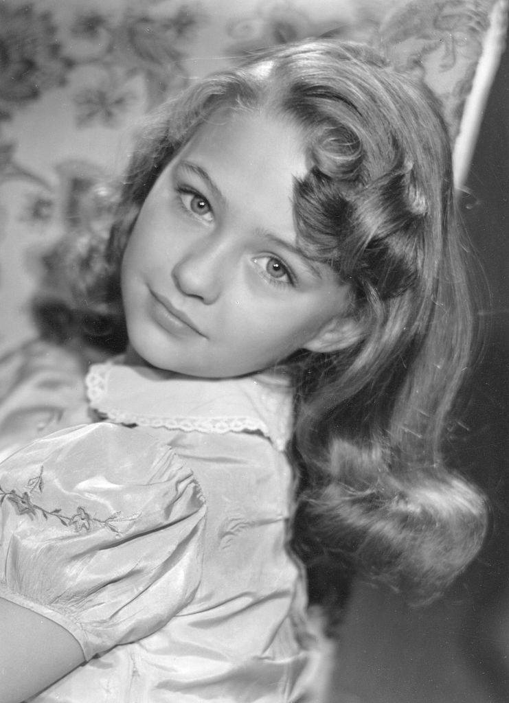 #1 Christine Kaufmann when she was eight years old.