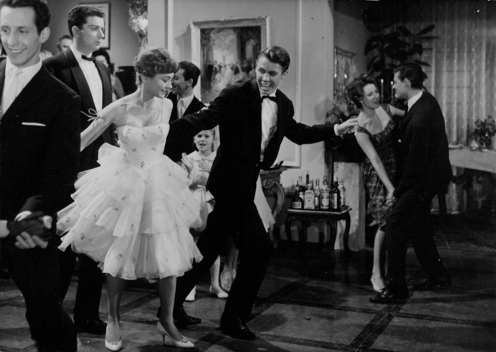 #11 Christine Kaufmann with Peter Kraus in the movie ‘Alle lieben Peter’, 1959.
