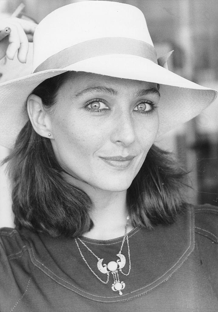 #47 Christine Kaufmann wearing a hat, 1976.