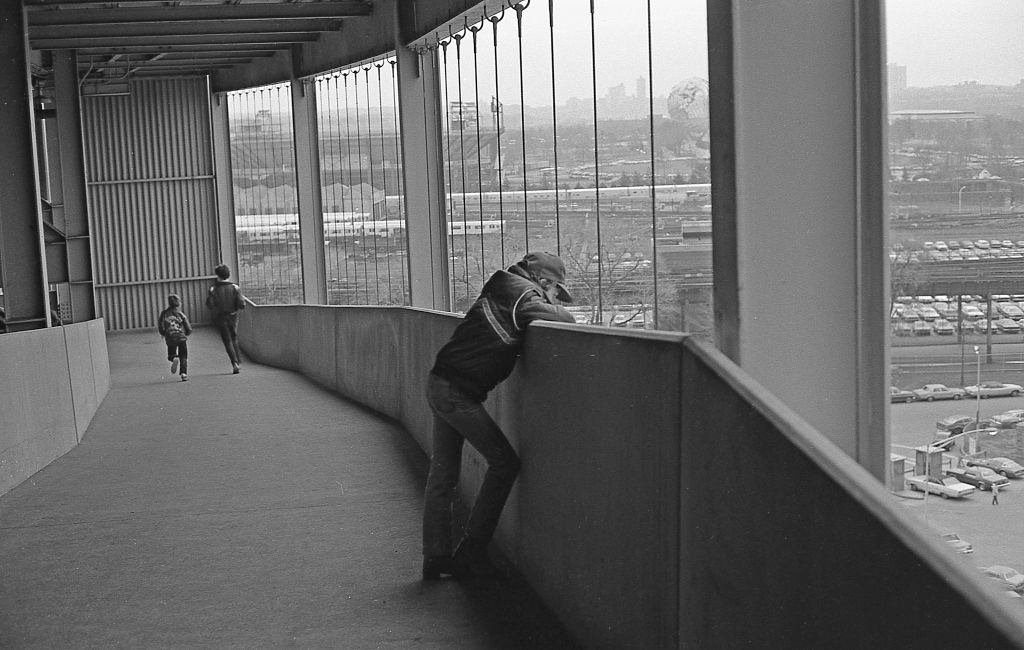 #25 Young fan at Shea Stadium, Corona. Queens, New York, 1982.