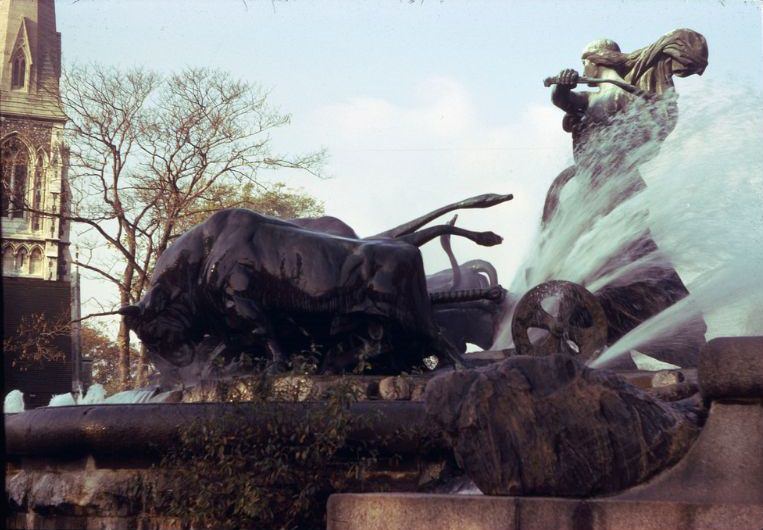 #4 The Gefion Fountain in Copenhagen, Denmark