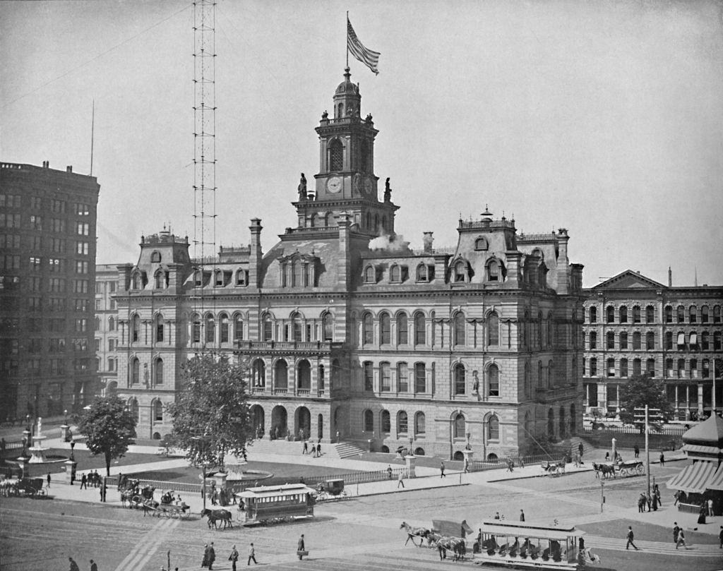 #9 City Hall, Detroit, 1897.