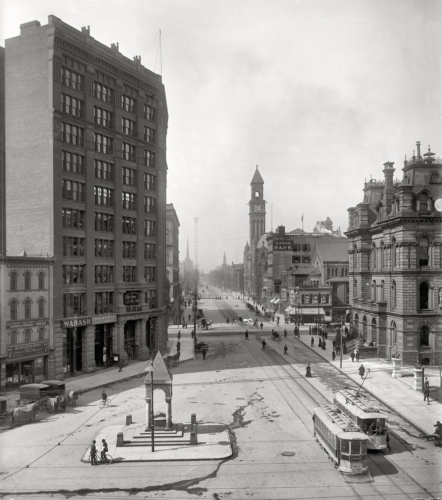 #1 Campus Martius, Detroit, 1890s.