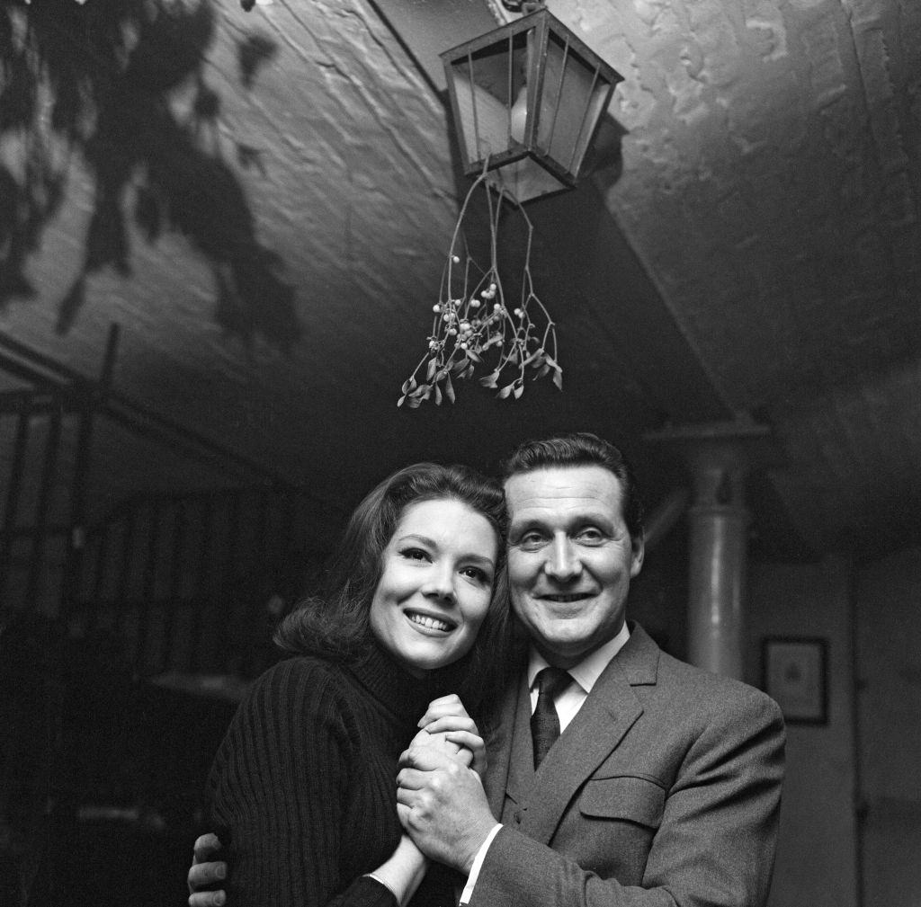 #9 Diana Rigg with Patrick Macnee, 1964.