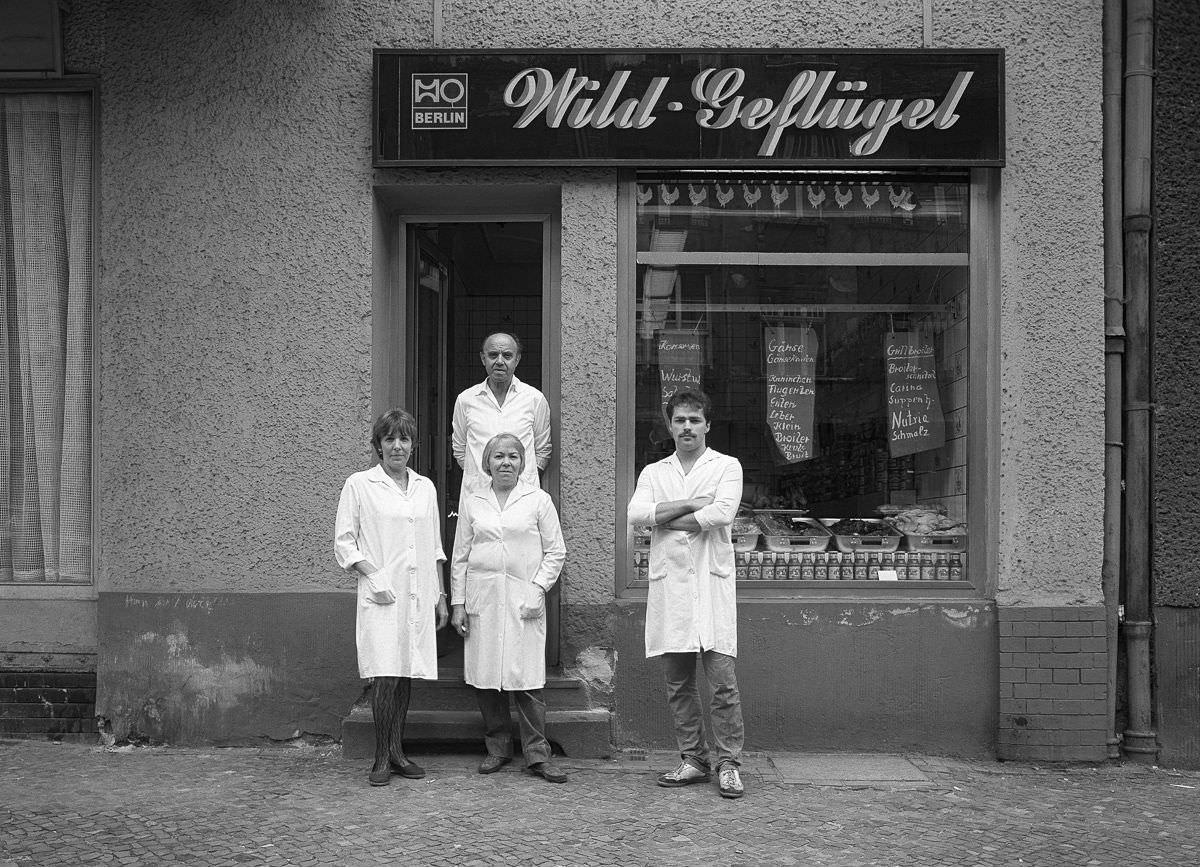 #7 HO (state-owned “Trade Organization”) butcher “Wild Geflügel” (game, poultry), No. 10.