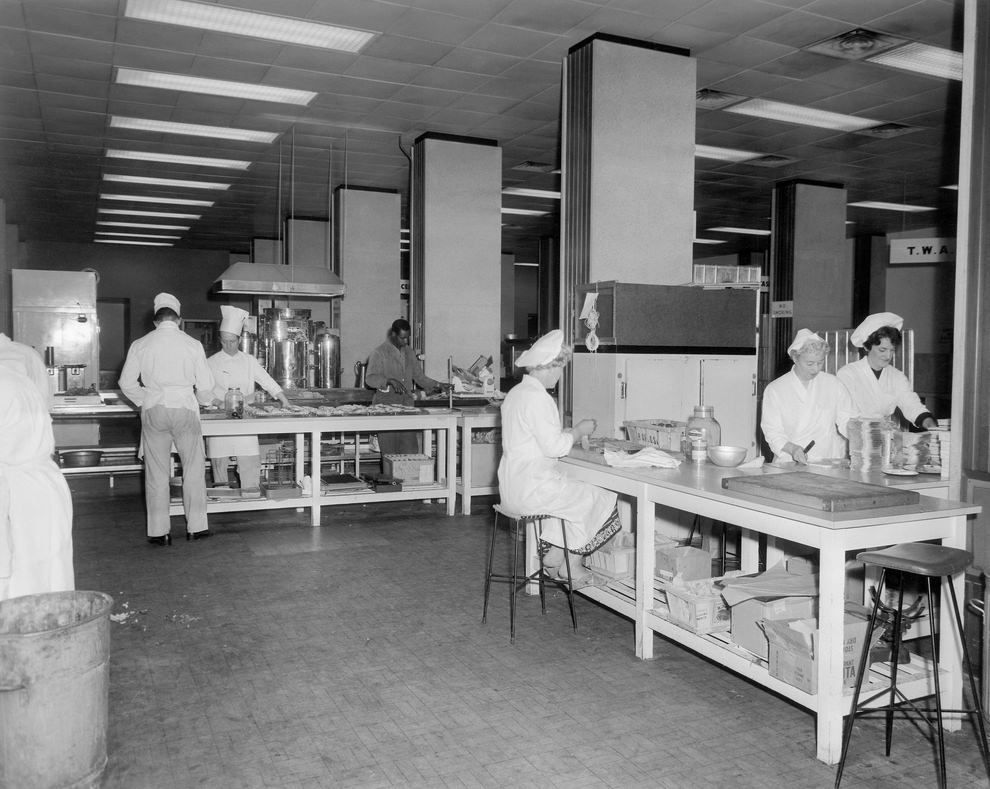 #41 Aircraft catering, 1950s.