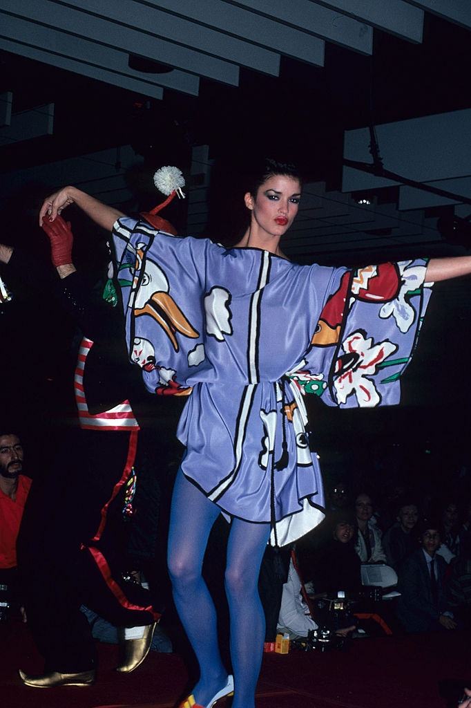 #29 Janice Dickenson dancing on the stage, 1980.