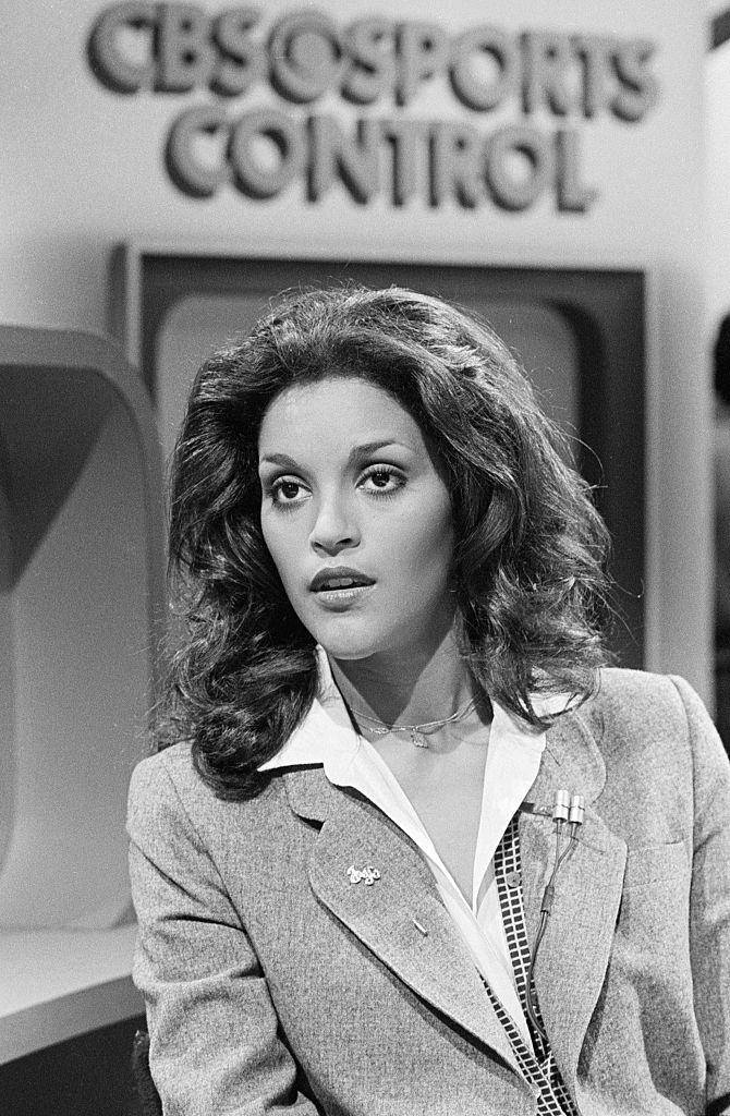 #3 Jayne Kennedy in the The NFL Today, 1978.