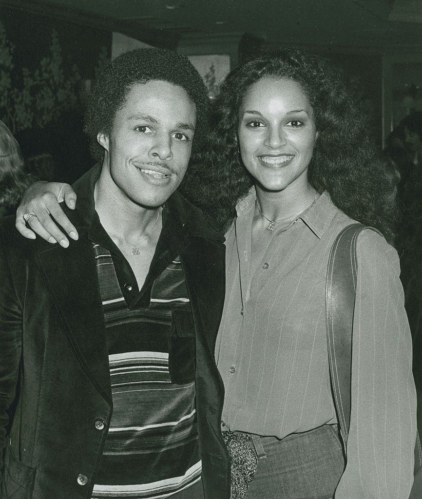 #39 Jayne Kennedy with actor Leon Isaac Kennedy attend the party for “Look Magazine” on February 14, 1979