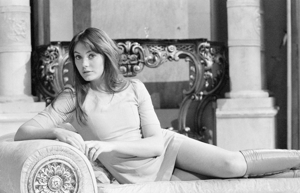#17 Lesley Anne Down starring in Noel Coward’s The Marquise, 1971.