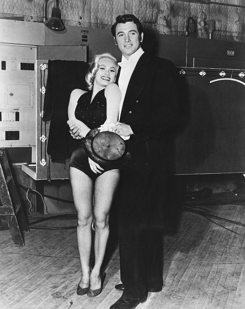 #66 Mamie Van Doren with Rock Hudson, 1954.