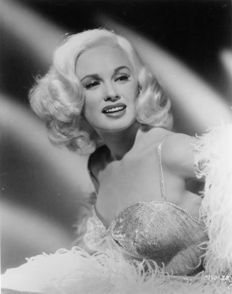 #33 Mamie Van Doren publicity portrait for the film ‘Running Wild’, 1955.