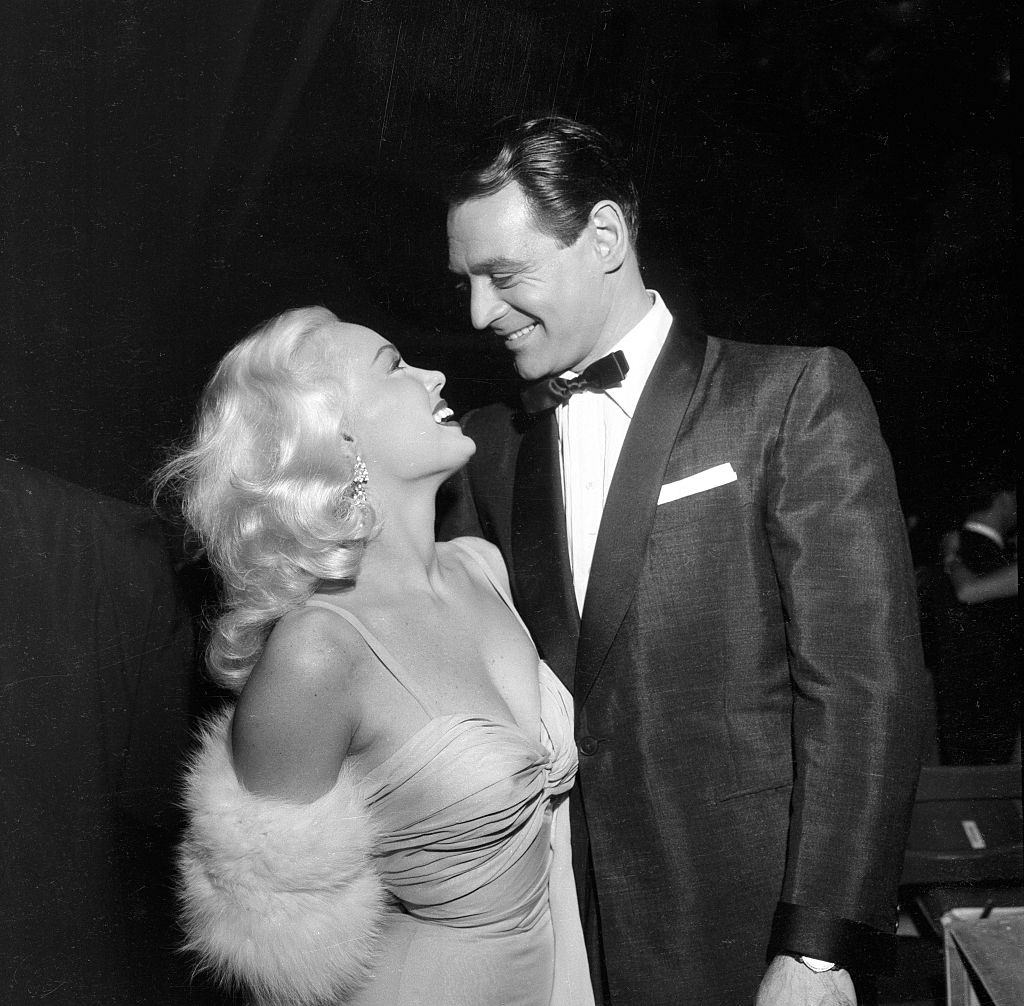 #38 Mamie Van Doren with her husband Ray Anthony, 1957