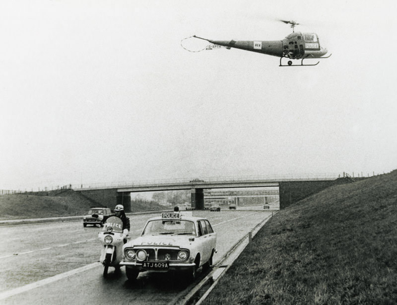 #38 An experimental motorway patrol involving forces from the Manchester area in 1964