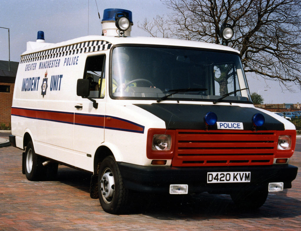 #61 One of Greater Manchester Police’s mobile incident units of the late 1980s
