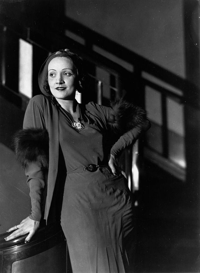 #44 Marlene Dietrich in Flapper Clothing, 1920.