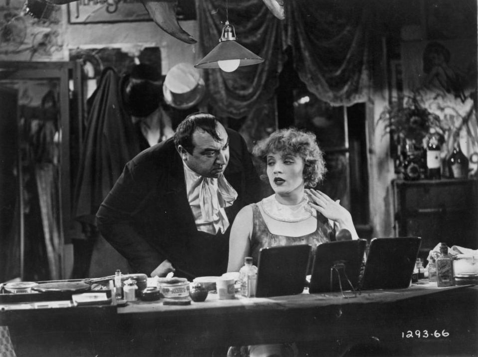 #16 Marlene Dietrich with with Kurt Gerron, 1930.
