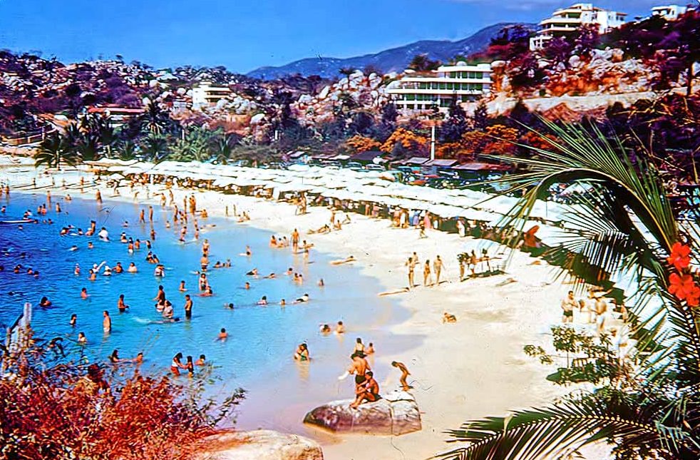 #2 Beach of Caletilla in Acapulco de Juárez, Mexico, 1955