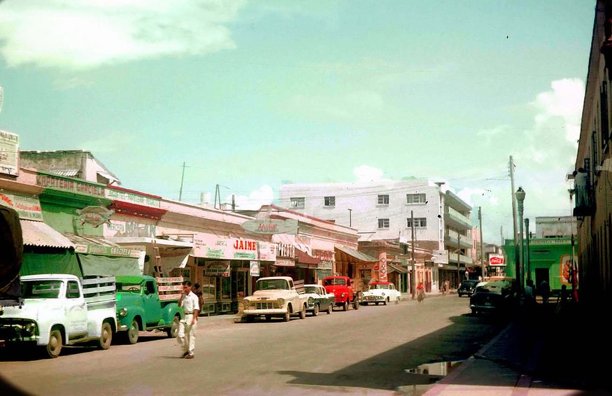 #24 Mazatlan business district, Mexico, 1957