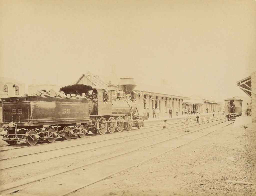 #1 The Apizaco Station, Mexican Railroad, 1883
