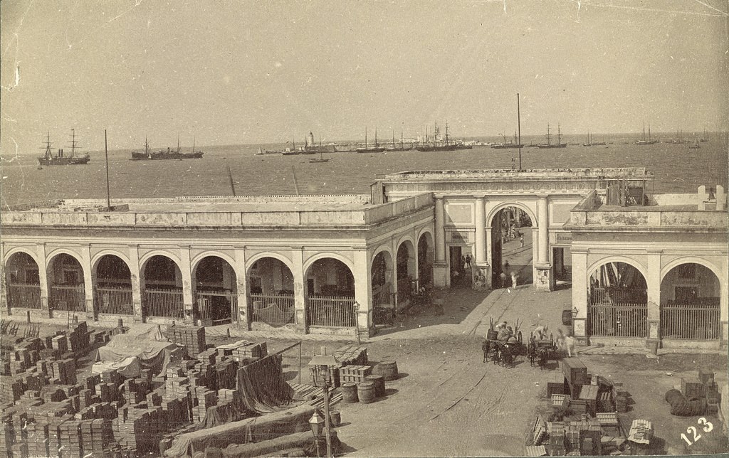 #8 Veracruz Harbor, 1855.