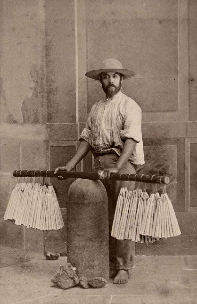 #9 Candle merchant, Mexico, 1860.