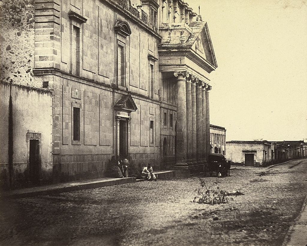 #34 The Mexican convent of S.Severa,1867.