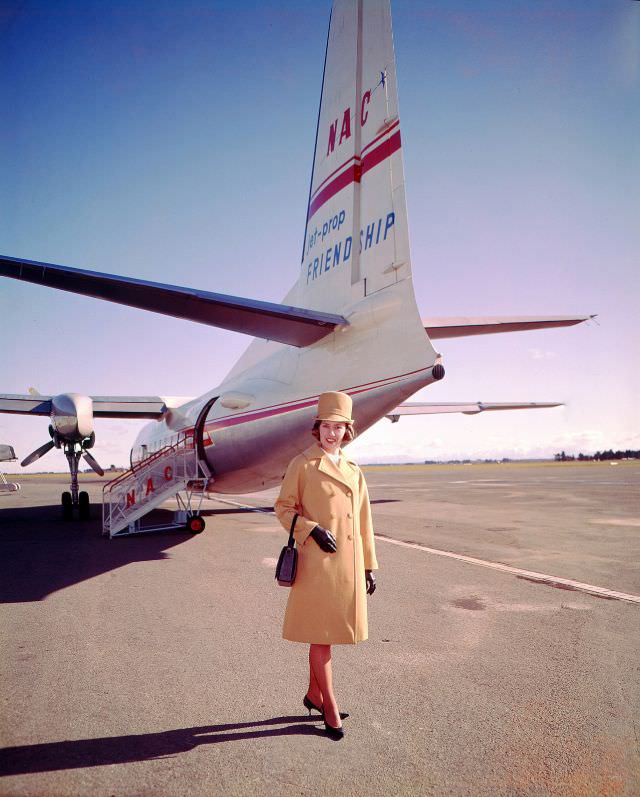 #14 Air Hostess Uniform 1965 Gold