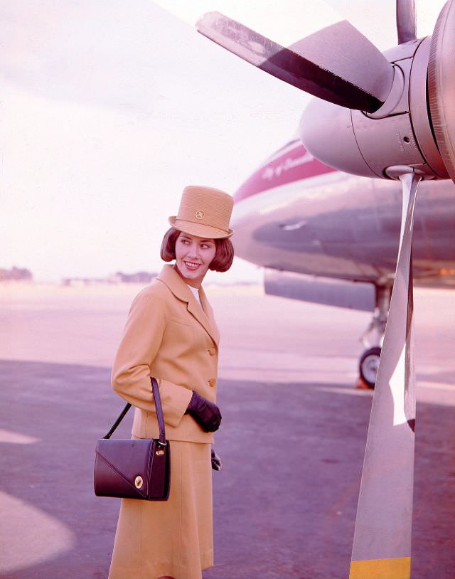 #15 Air Hostess Uniform 1965 Gold