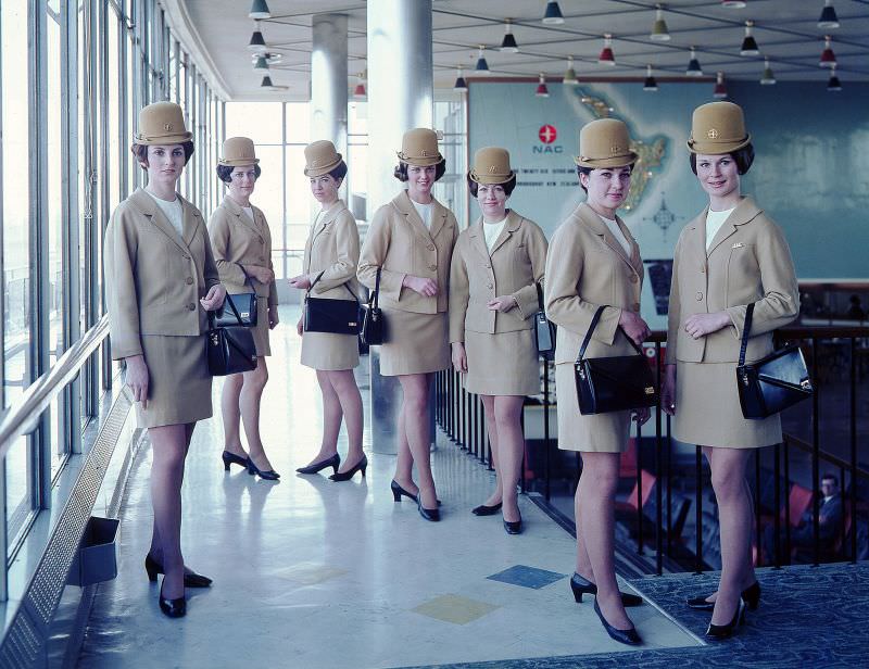 #16 Air Hostess Uniform 1965 Gold