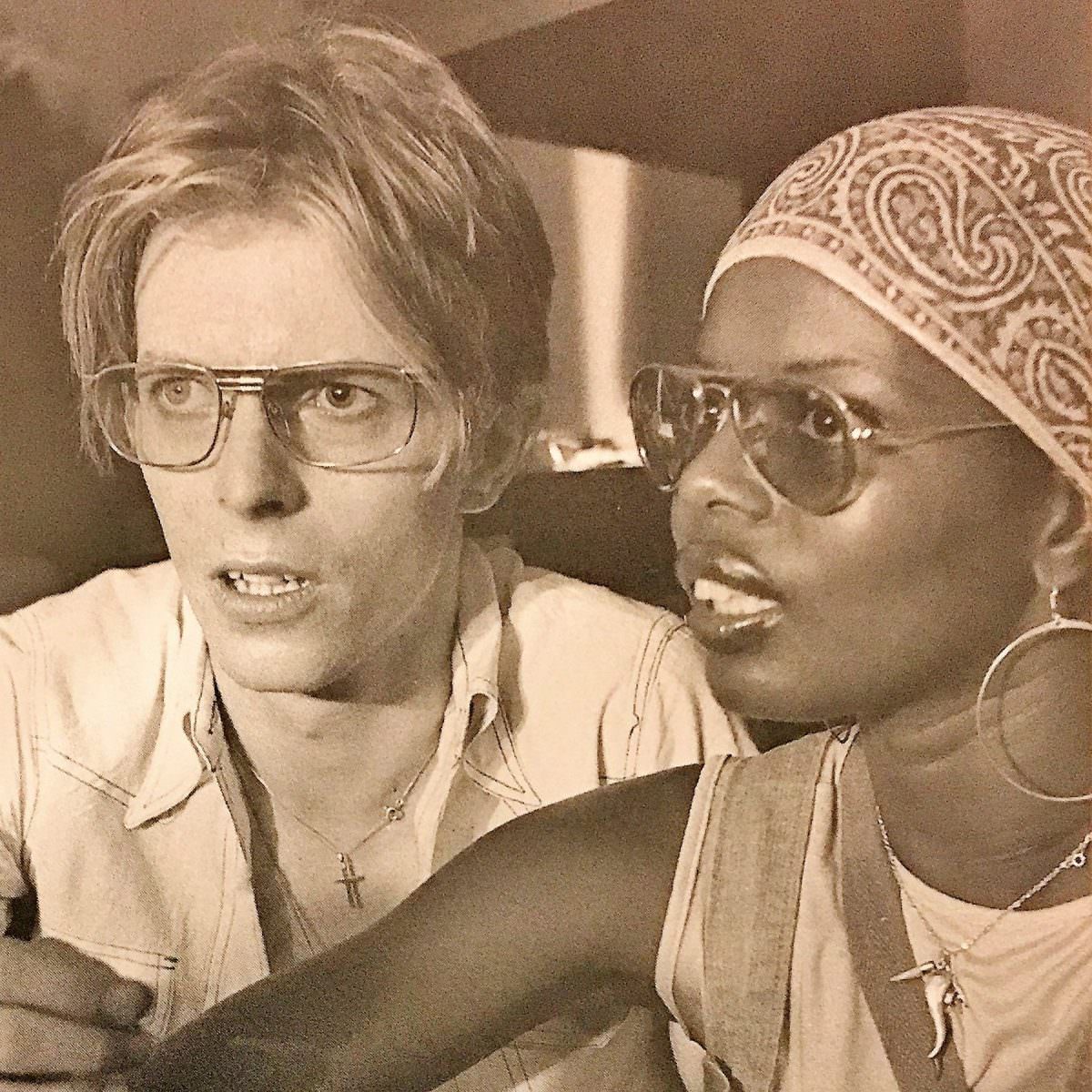 #7 Ola Hudson with David Bowie.