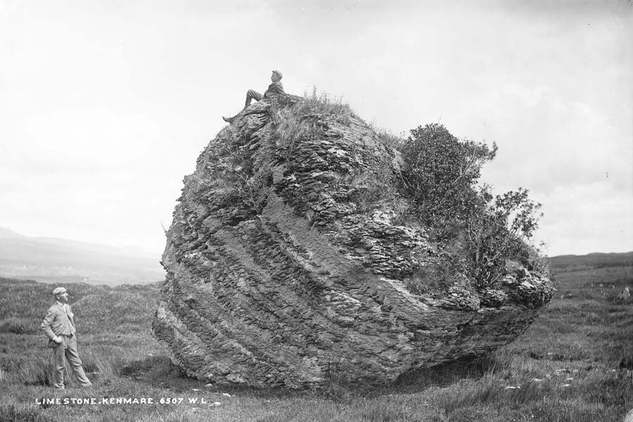 #35 The Cloghvorra Stone, near Kenmare, 1890.