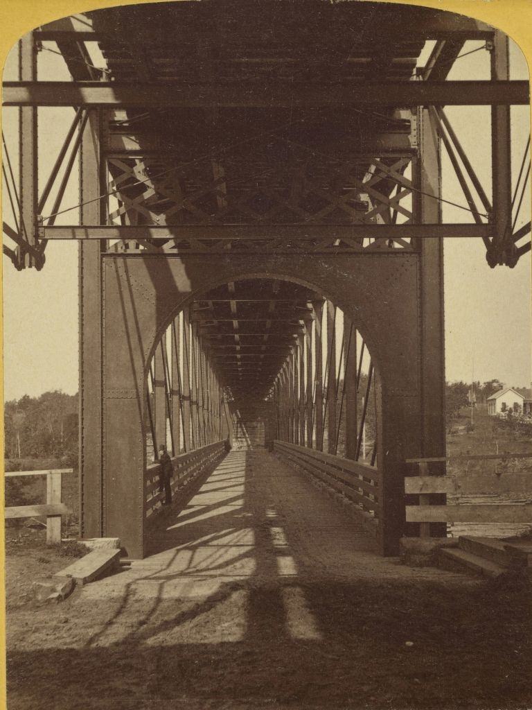 #22 Interior of the Railroad Bridge in Hamilton, Ontario, 1880.