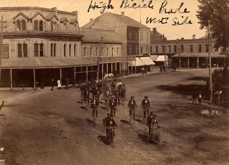 #38 Courthouse Square in Goderich, Ontario, 1890s.