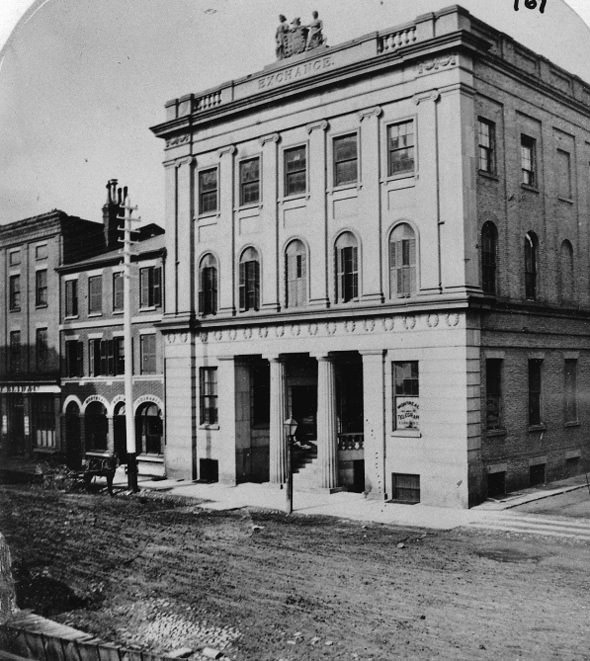 #11 The Toronto Stock Exchange, 1870s.