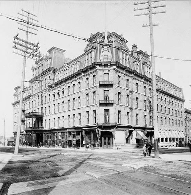 #36 Russell House Hotel at Sparks St. southeast corner and Elgin St., 1882