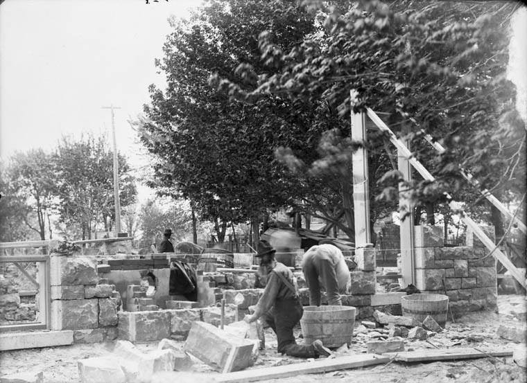 #61 Town Hall on Main St., 1895