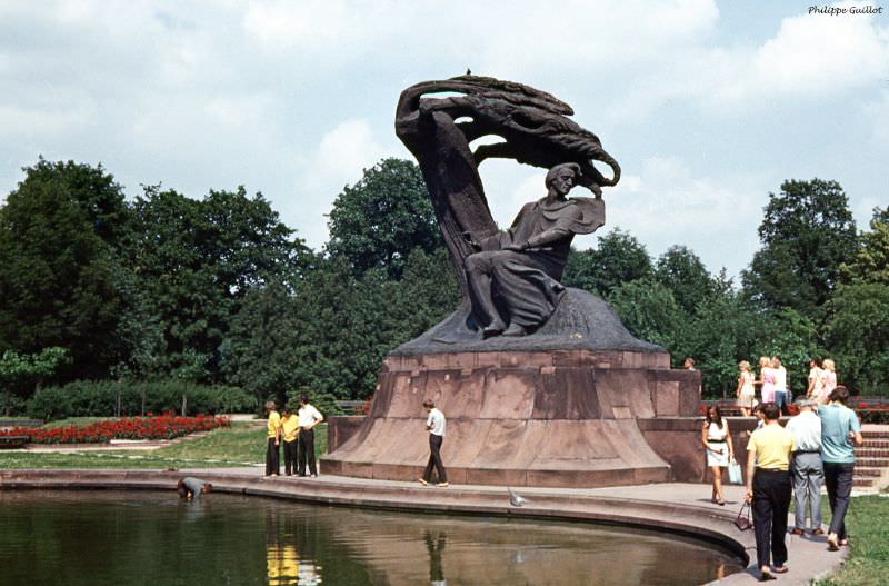 #15 The monument to Fryderyk Chopin. Warsaw July 1970