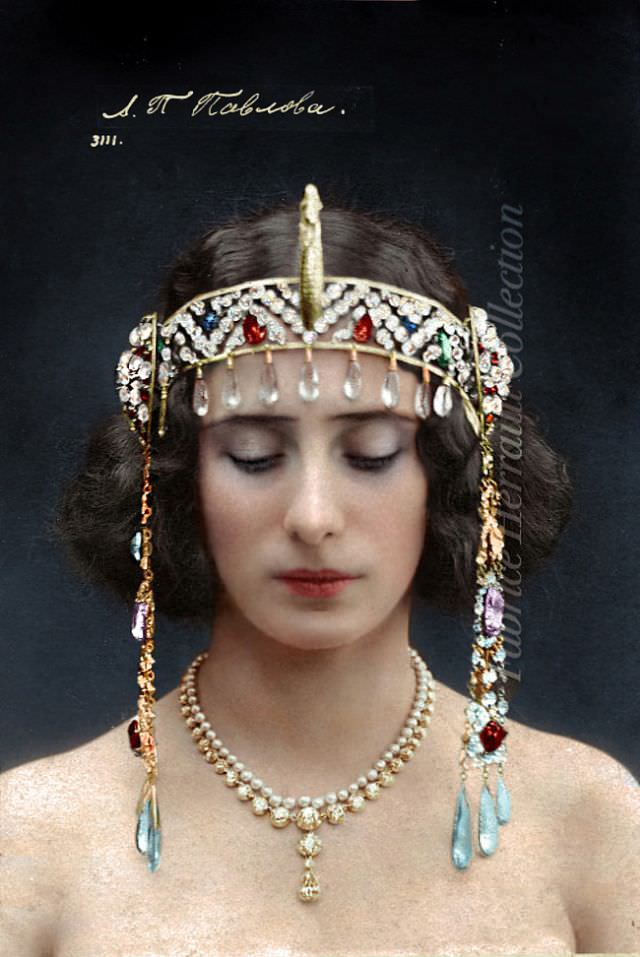 #36 Anna Pavlova in ‘The Pharaoh’s Daughter’, 1910