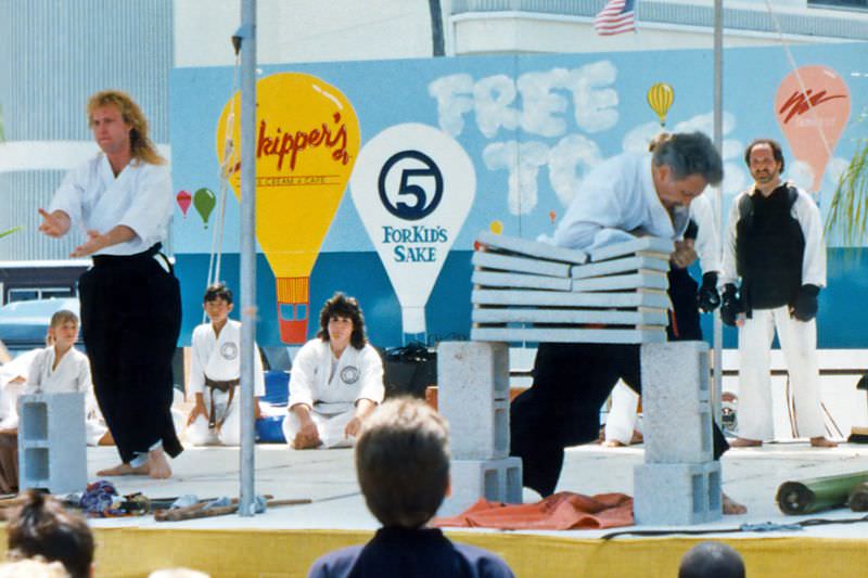 #19 Karate demonstration, SunFest, 1989