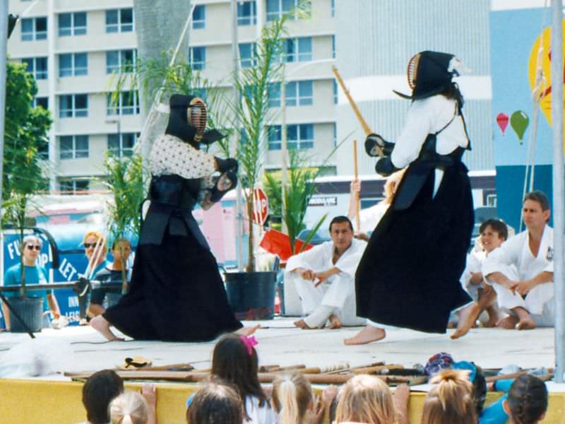 #21 Kendo, martial arts demonstration, sunFest, 1989