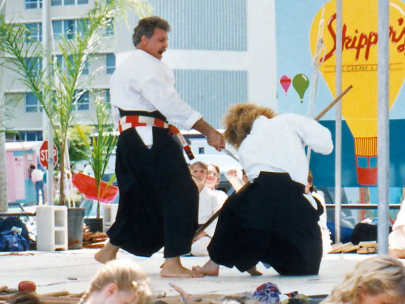 #23 Martial arts demonstration, SunFest, West Palm Beach, 1989