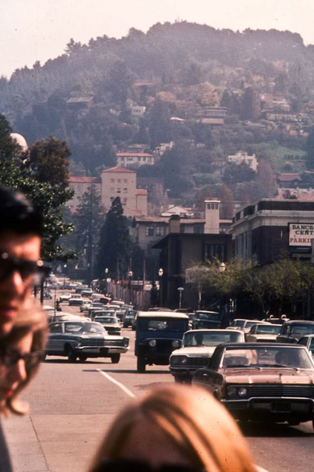 #1 Berkeley street scenes, March 1968