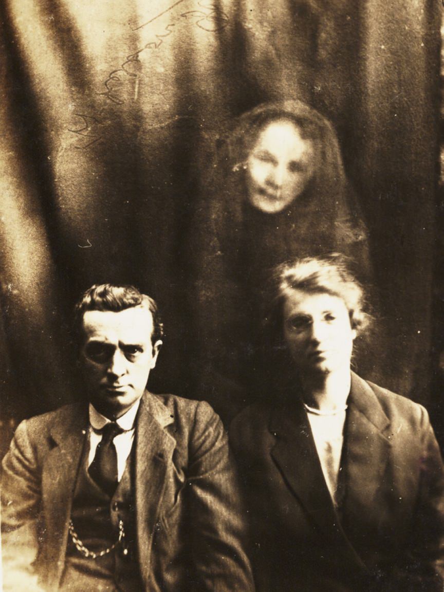 #5 A woman’s face appears above a couple.