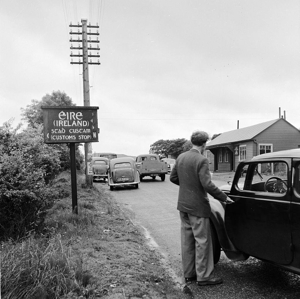 #1 The customs stop (between the Irish Republic and Northern Ireland) on the road from Belfast to Dublin.