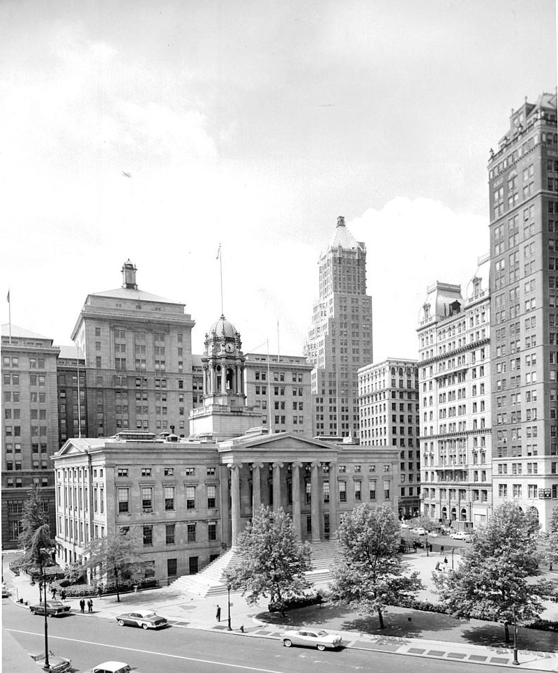 #13 Brooklyn Borough Hall in New York City, 1955.