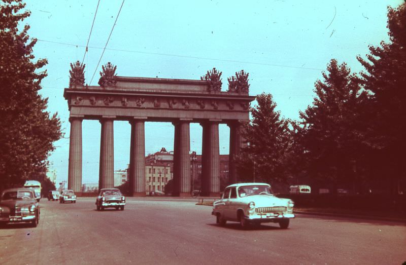 #35 Moscow victory monument on the Moscow Road, Leningrad, 1968